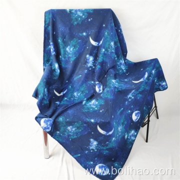 Hot Sale Polyester Fiber Polar Fleece Bed Blanket Baby Fleece Plush Blanket Sublimation